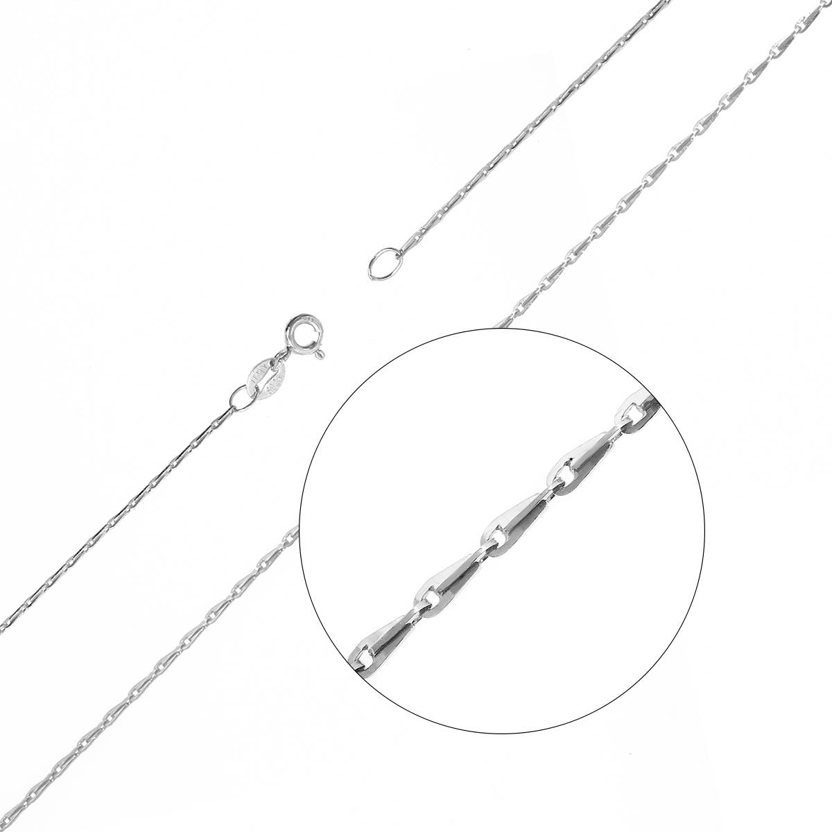 

Цепочка из серебра 45 см Balex Jewellery 44059044, 44059044