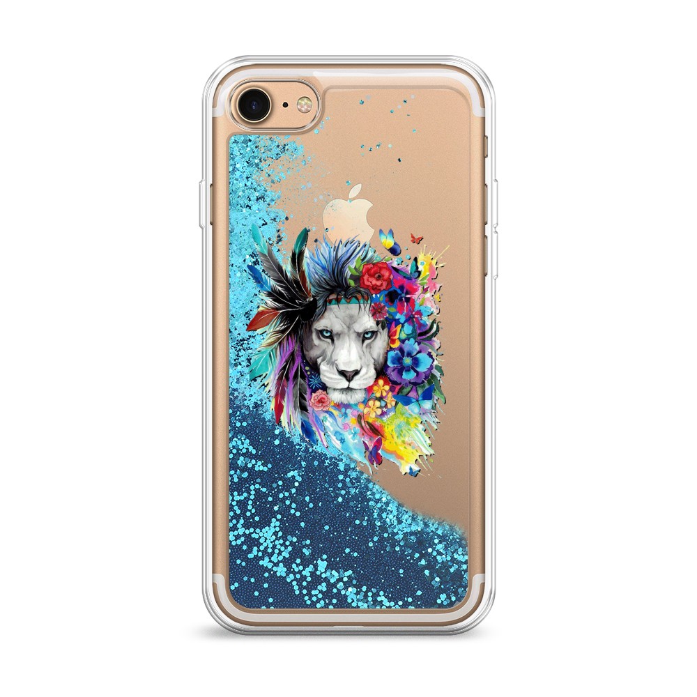 

Чехол Awog на Apple iPhone 8 / Айфон 8 "Гавайский лев", Разноцветный, 10893-1