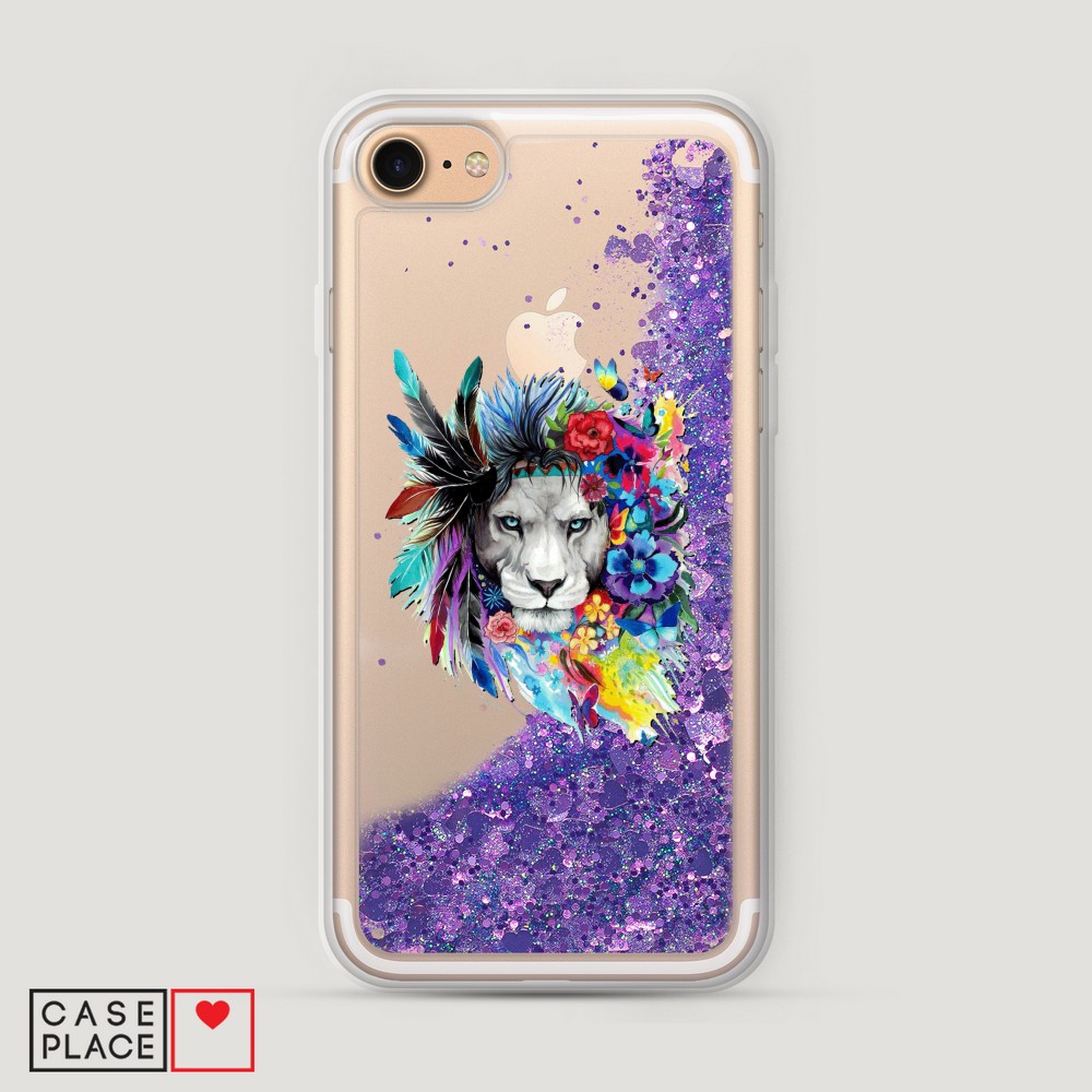 

Чехол Awog на Apple iPhone 8 / Айфон 8 "Гавайский лев", Разноцветный, 10892-1