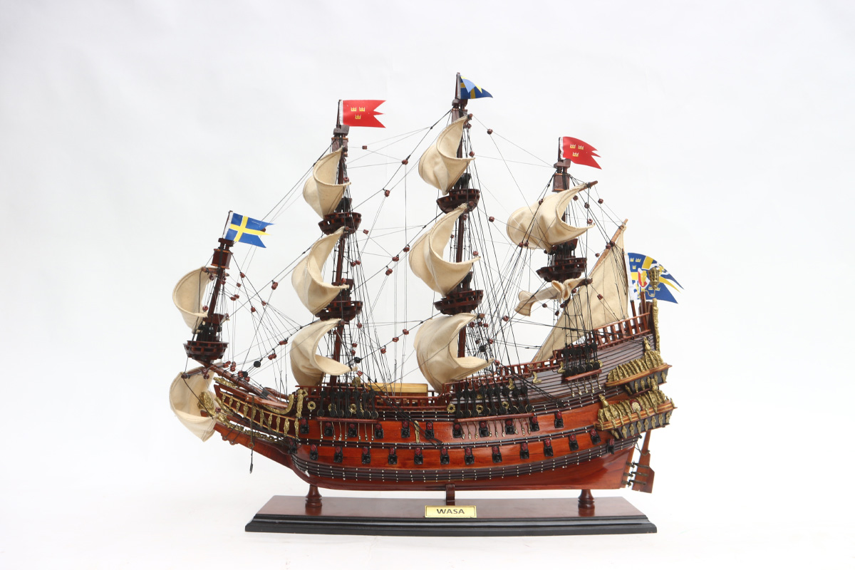 

Модель парусника Wasa, Швеция, 67 * 14 * 67 см KSVA-TS-0014-W-60, Коричневый