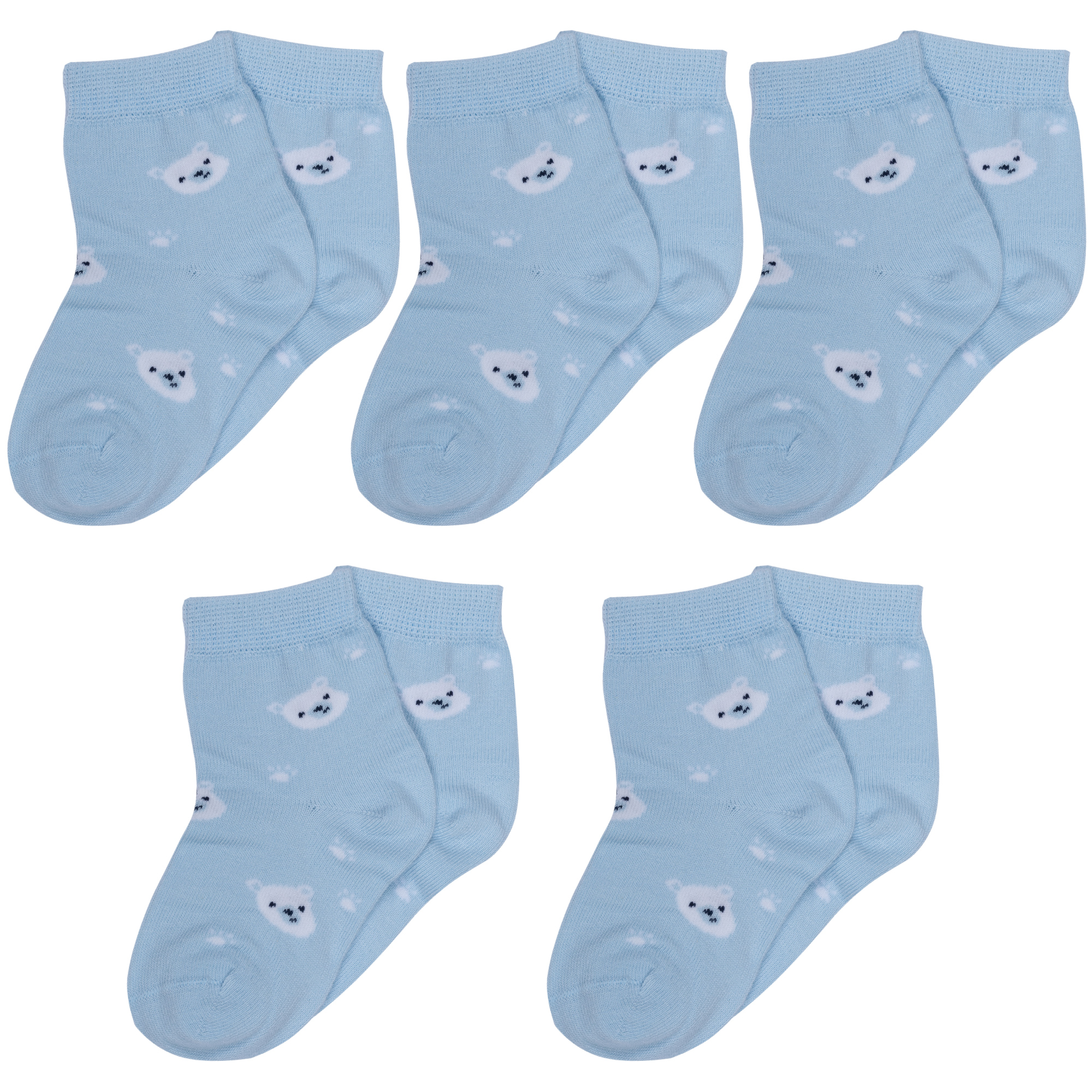

Носки детские Rusocks 5-Д-31360 цв. голубой; белый р. 10-12, 5-Д-31360