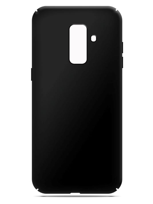 

Накладка PC для Samsung Galaxy A6 с Soft Touch покрытием черная, Черный