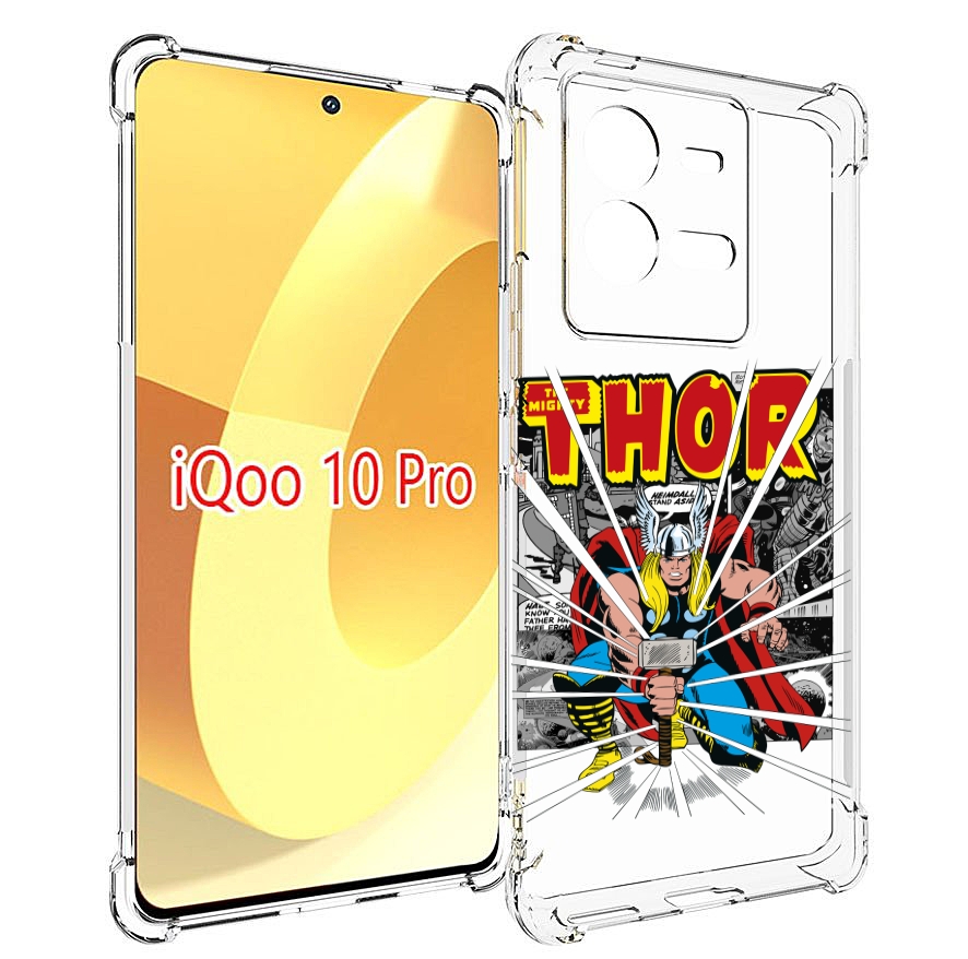 

Чехол MyPads тор рисунок для Vivo iQOO 10 Pro, Прозрачный, Tocco