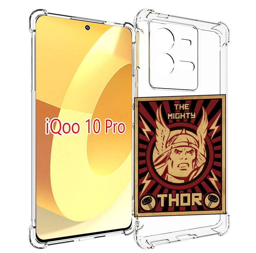 

Чехол MyPads тор лицо для Vivo iQOO 10 Pro, Прозрачный, Tocco