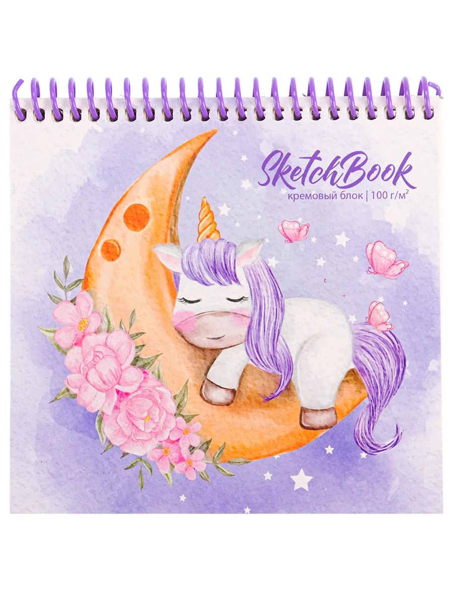 

Скетчбук Prof-Press, 40 листов, А6/40-7668, 40-7668