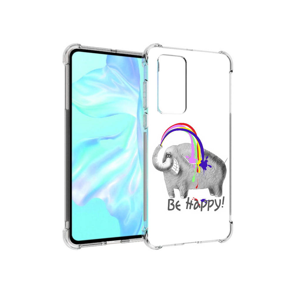 

Чехол MyPads Tocco для Huawei P40 счастливый слон, Прозрачный, Tocco