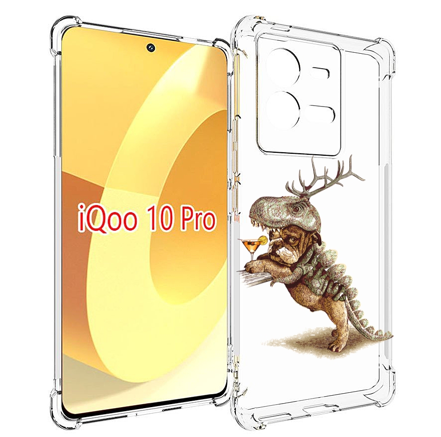 

Чехол MyPads тематическая вечеринка для Vivo iQOO 10 Pro, Прозрачный, Tocco