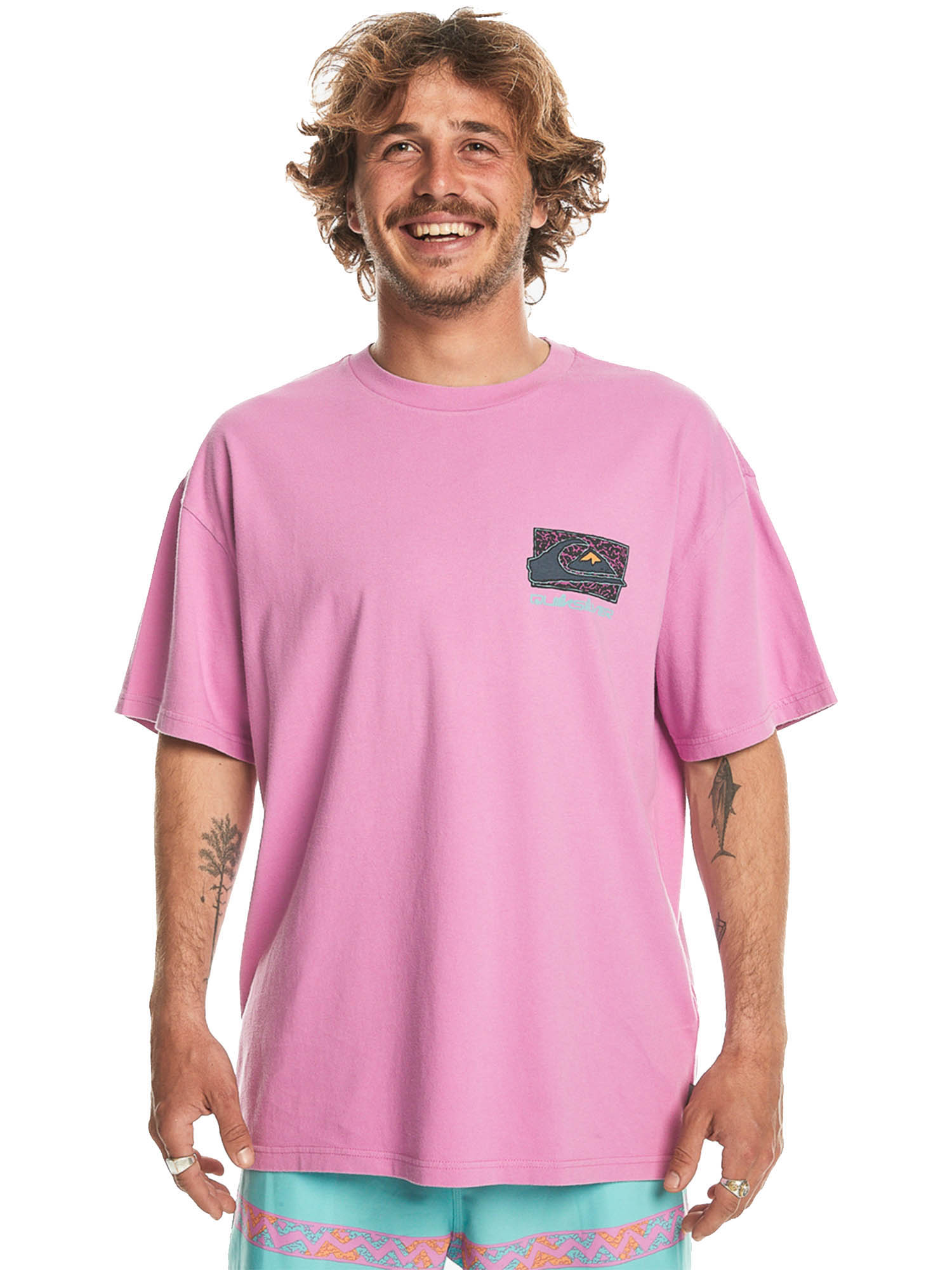 

Футболка мужская Quiksilver Spincycless 2024 розовая XL, Розовый, Spincycless 2024