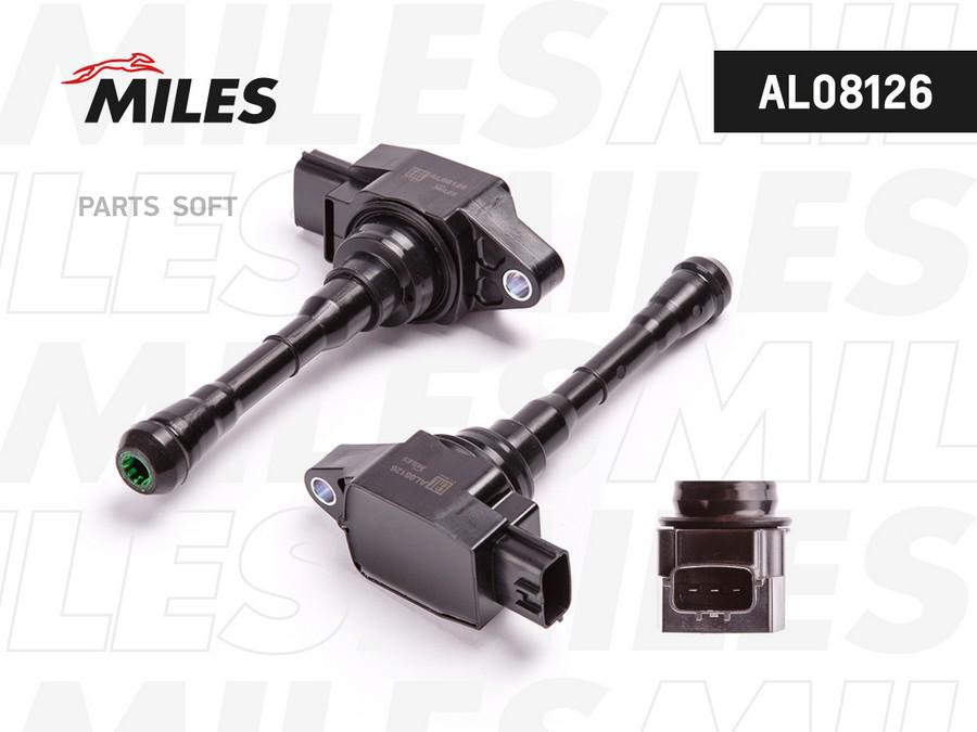 

MILES Катушка зажигания MILES AL08126 NISSAN JUKE 1.6T 1шт