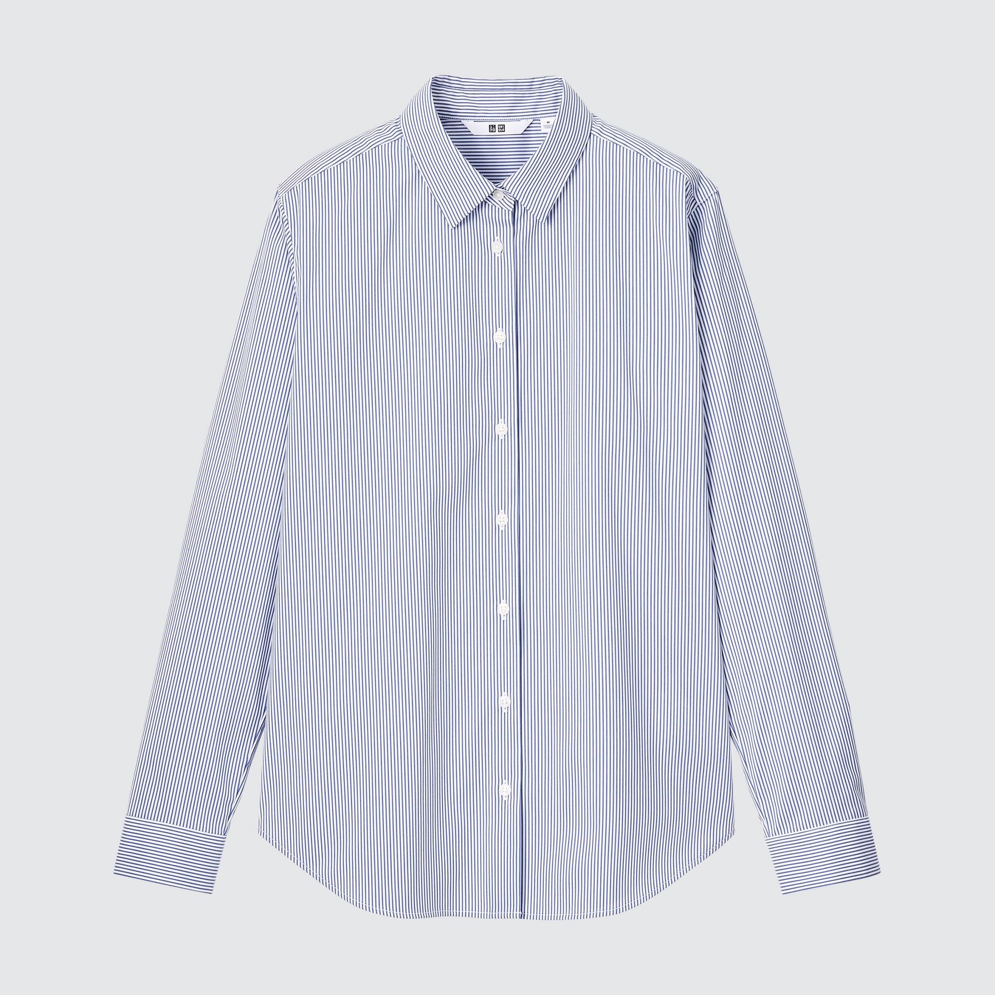 

Рубашка женская UNIQLO 452673COL64 синяя M (доставка из-за рубежа), 452673COL64