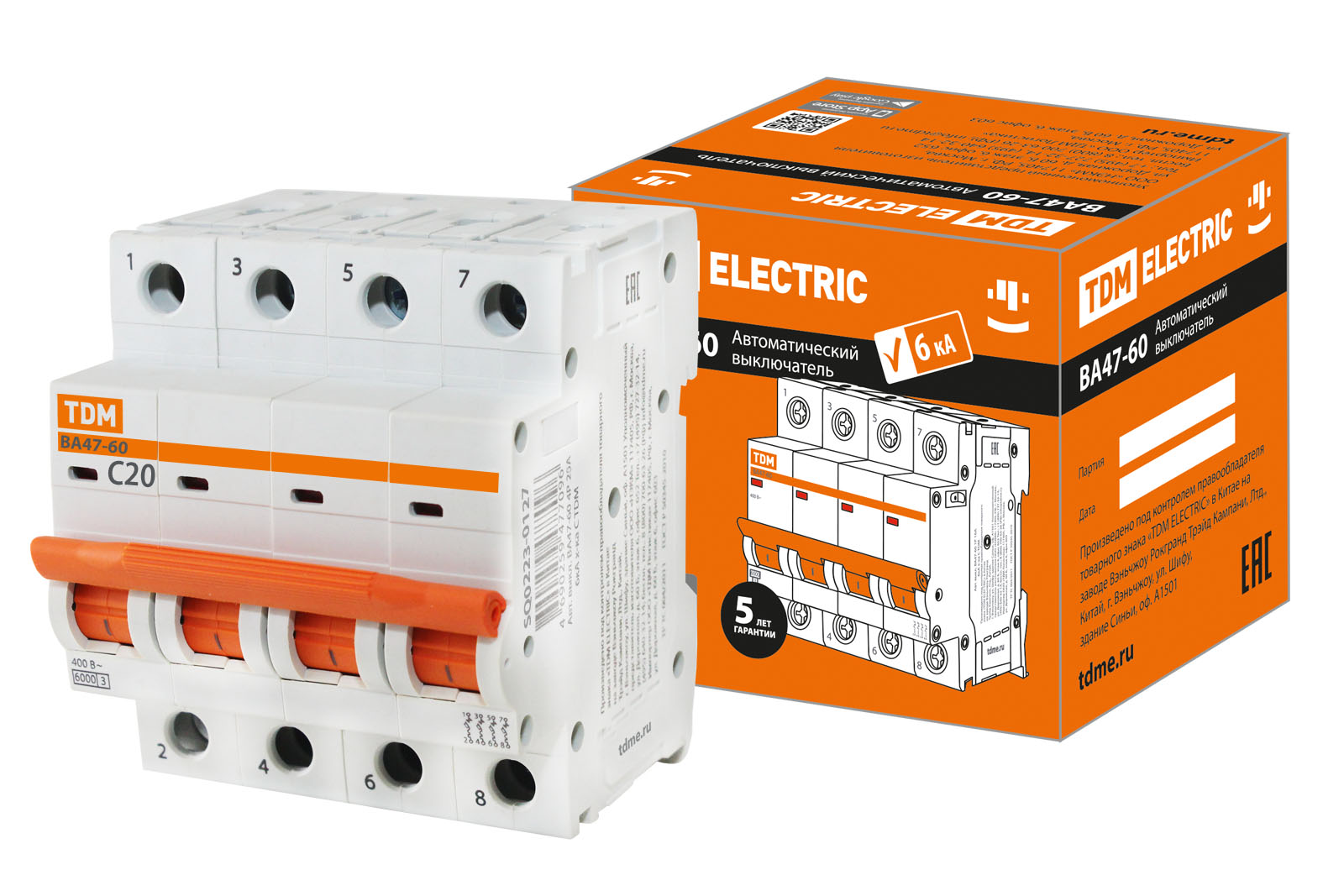 фото Автоматический выключатель tdm electric sq0223-0126