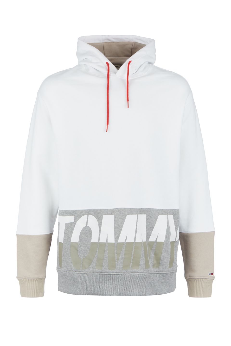 

Худи мужское Tommy Jeans DM0DM07876 белое L, Белый, DM0DM07876