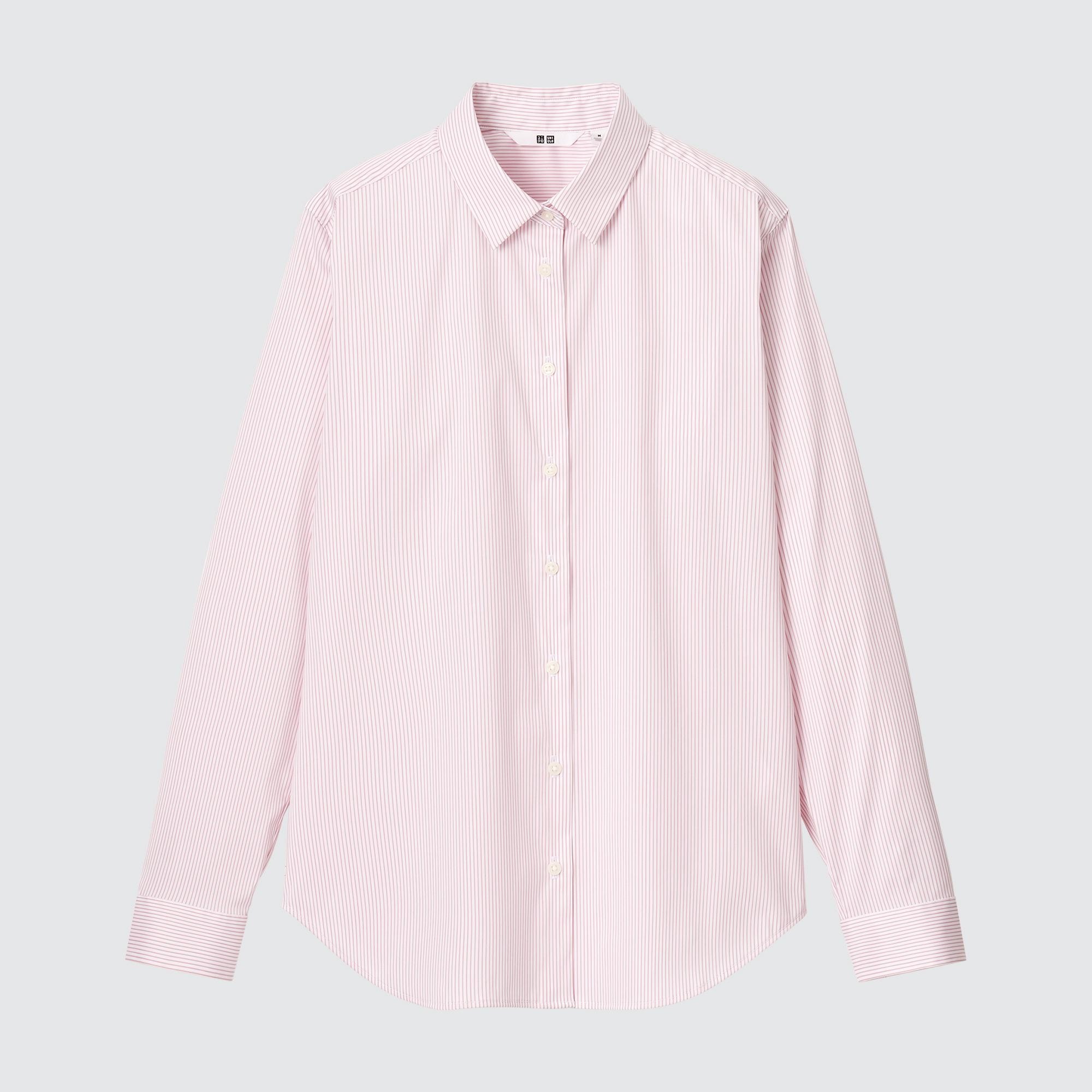 

Рубашка женская UNIQLO 452673COL10 розовая XS (доставка из-за рубежа), 452673COL10