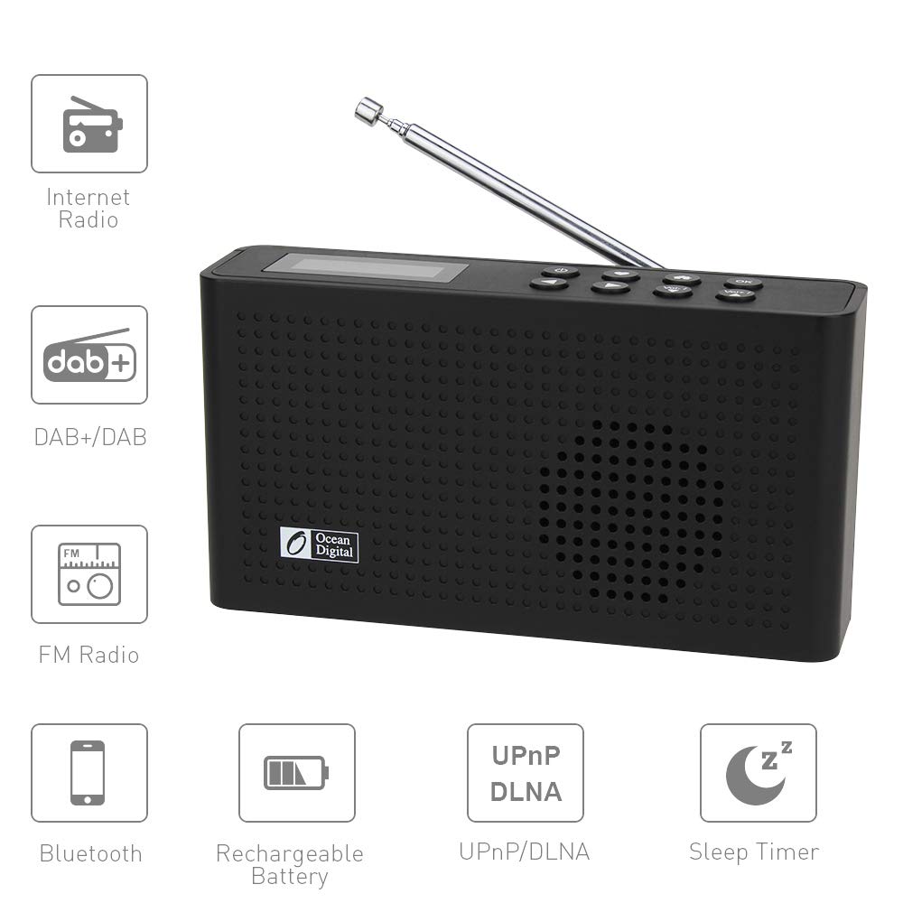 

Радиоприемник Ocean Digital WR-26F Wi-Fi, Черный, WR-26F Wi-Fi