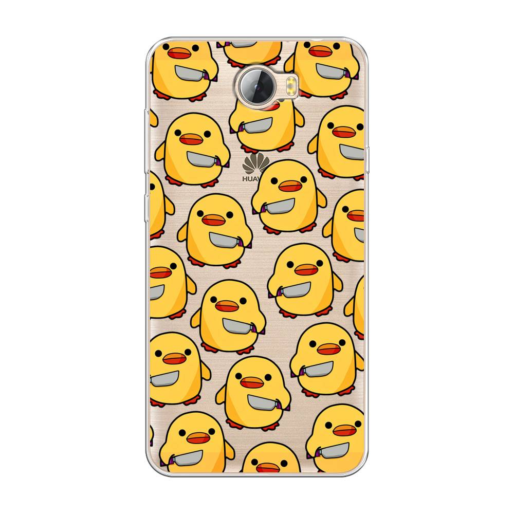 

Чехол на Huawei Y5 II "Утка с ножом", Прозрачный;желтый;оранжевый, 61950-1