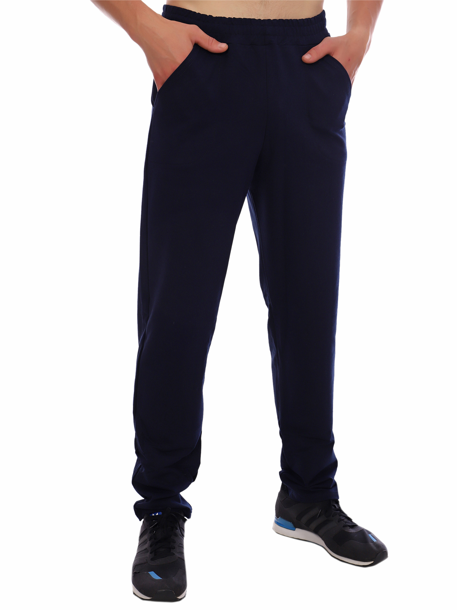 Спортивные брюки мужские ИвГрадТрикотаж Б175 Спорт синие 62 RU
