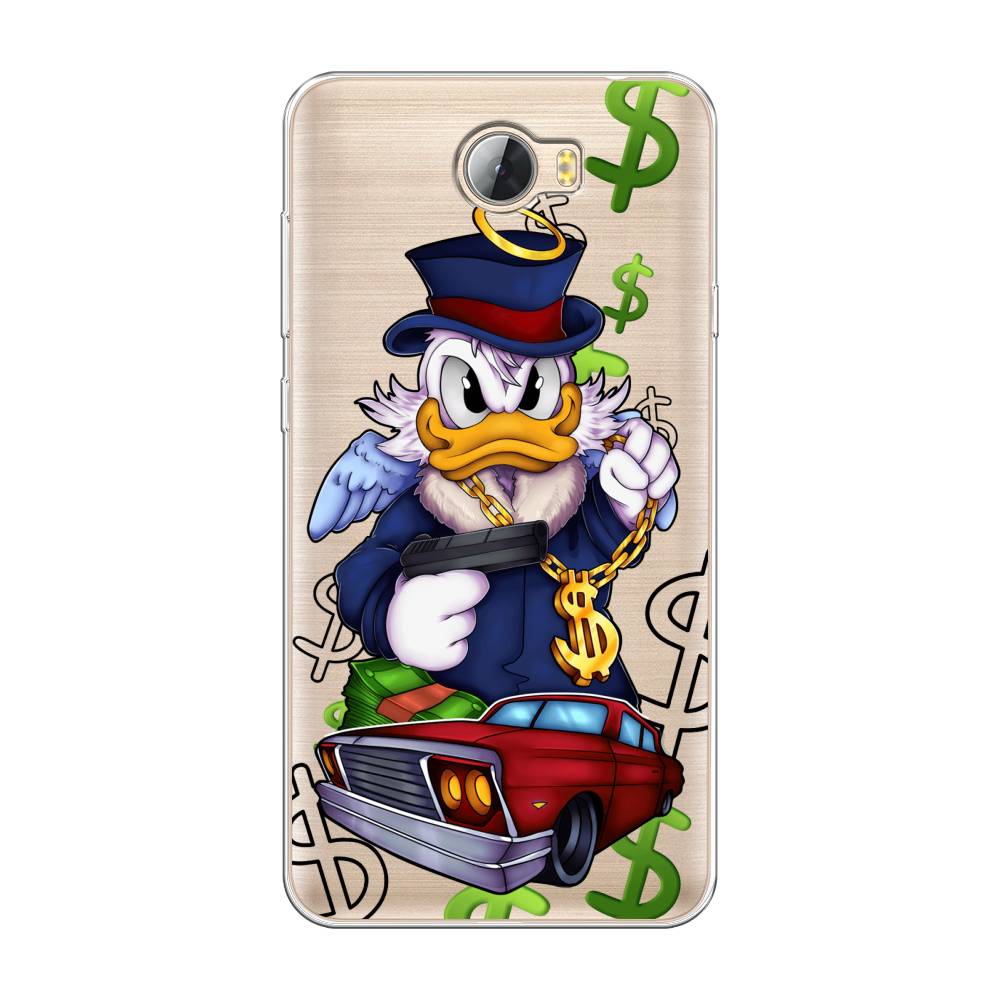 

Чехол на Huawei Y5 II "Scrooge McDuck with a Gold Chain", Красный;синий;белый, 61950-6