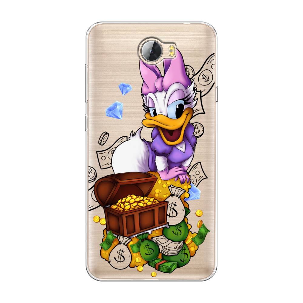 

Чехол на Huawei Y5 II "Rich Daisy Duck", Коричневый;белый;фиолетовый, 61950-6