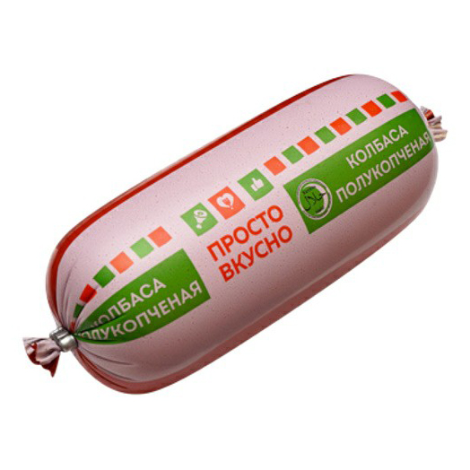

Колбаса Просто вкусно Халяль полукопченая 400 г