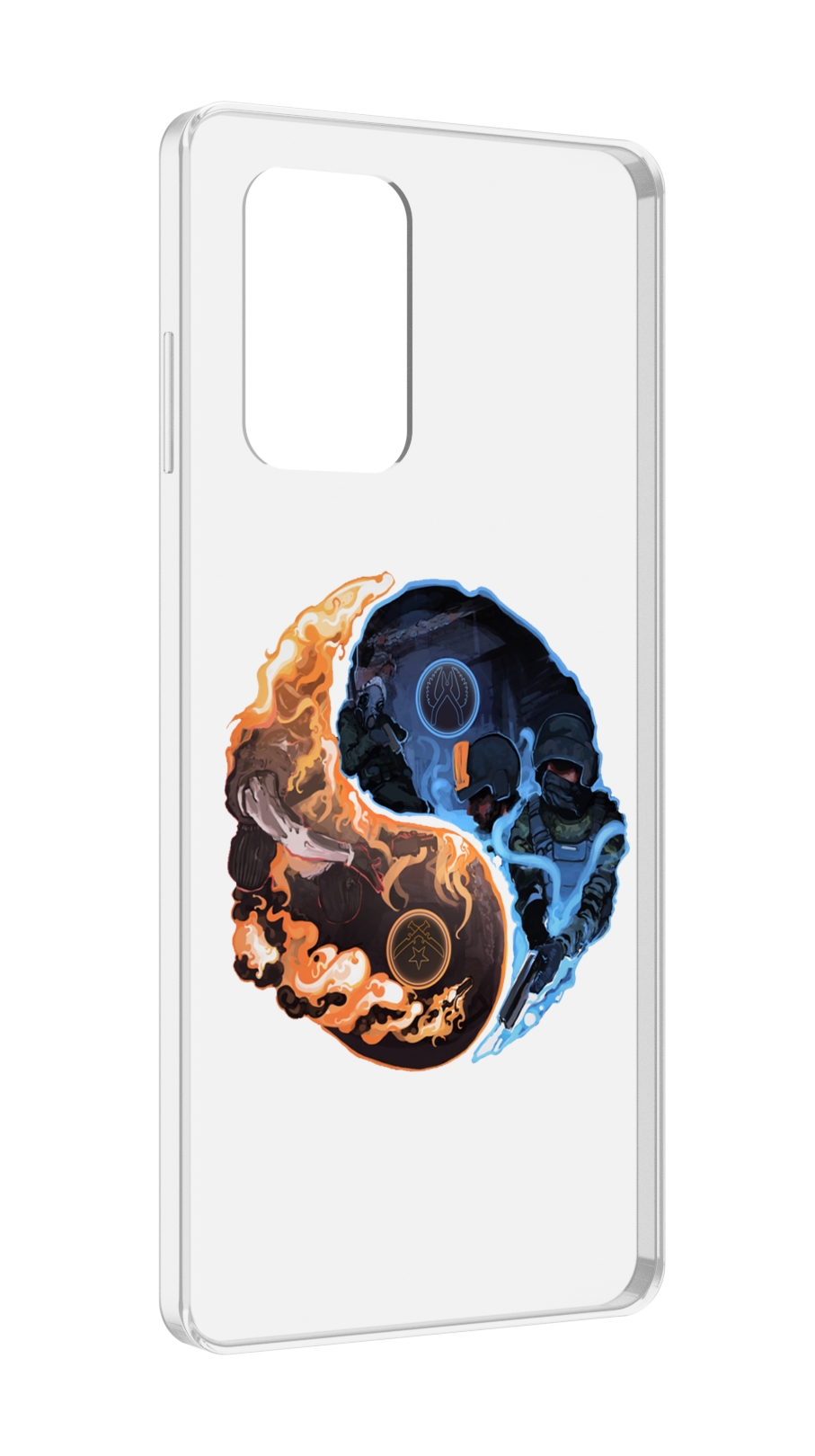 

Чехол MyPads кс-го-инь-янь для ZTE Blade A72 / ZTE Blade V40 Vita, Прозрачный, Tocco