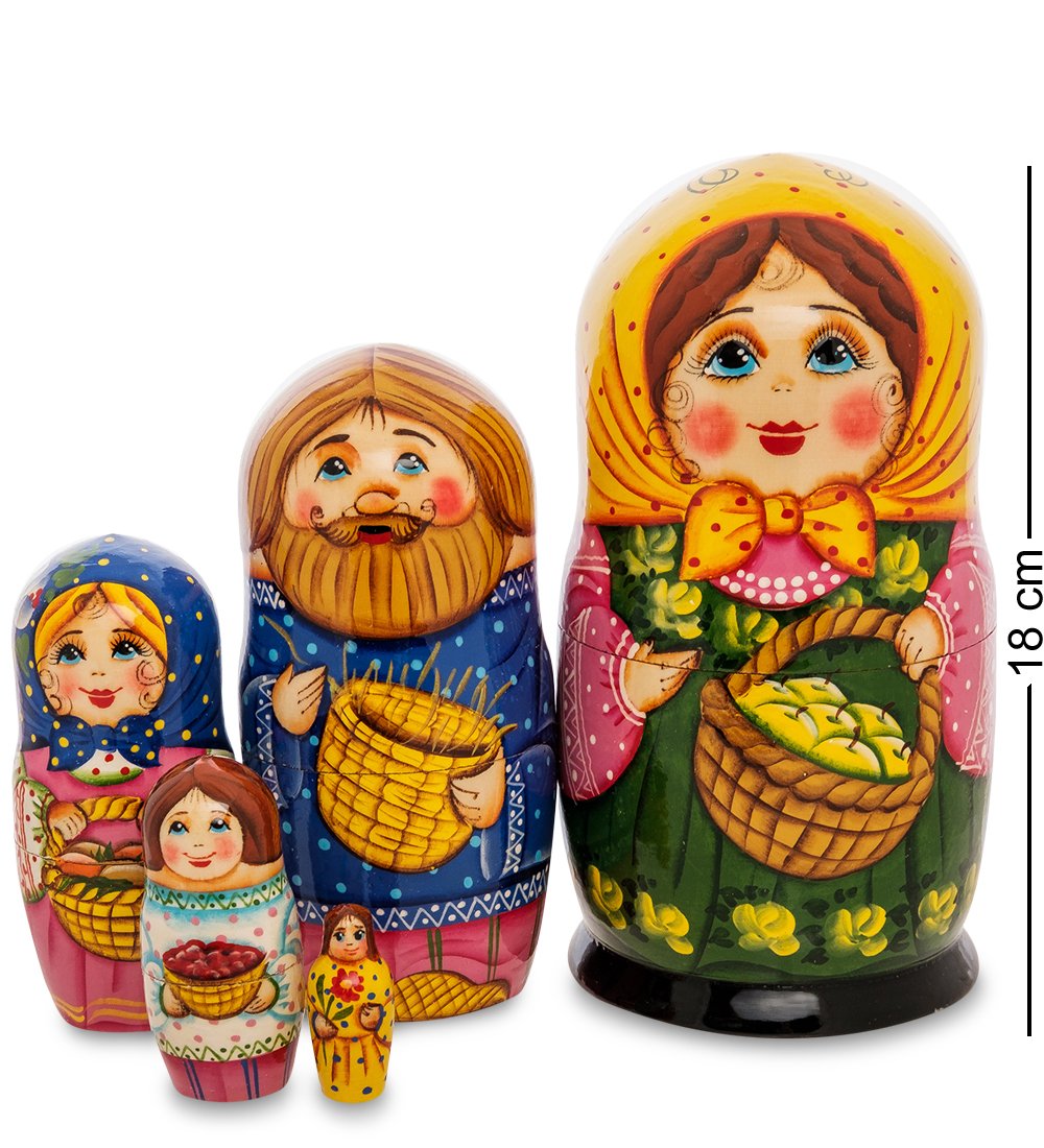 

Матрешка Народные промыслы Богатый урожай, Многоцветный, AT2128758