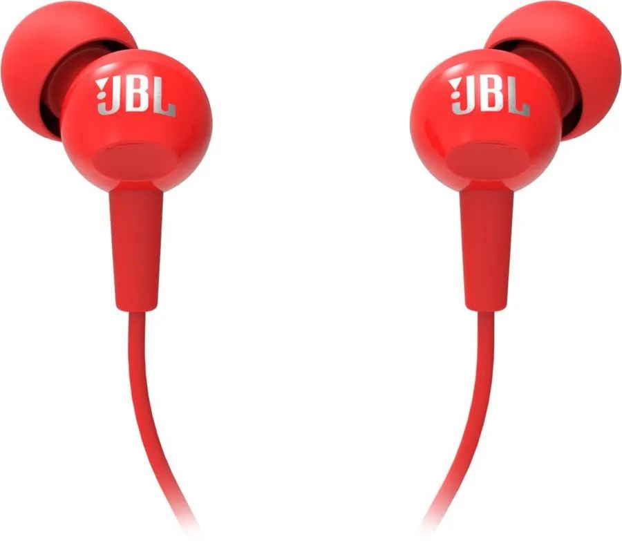 

Проводные наушники JBL C100SI Red, C100SI