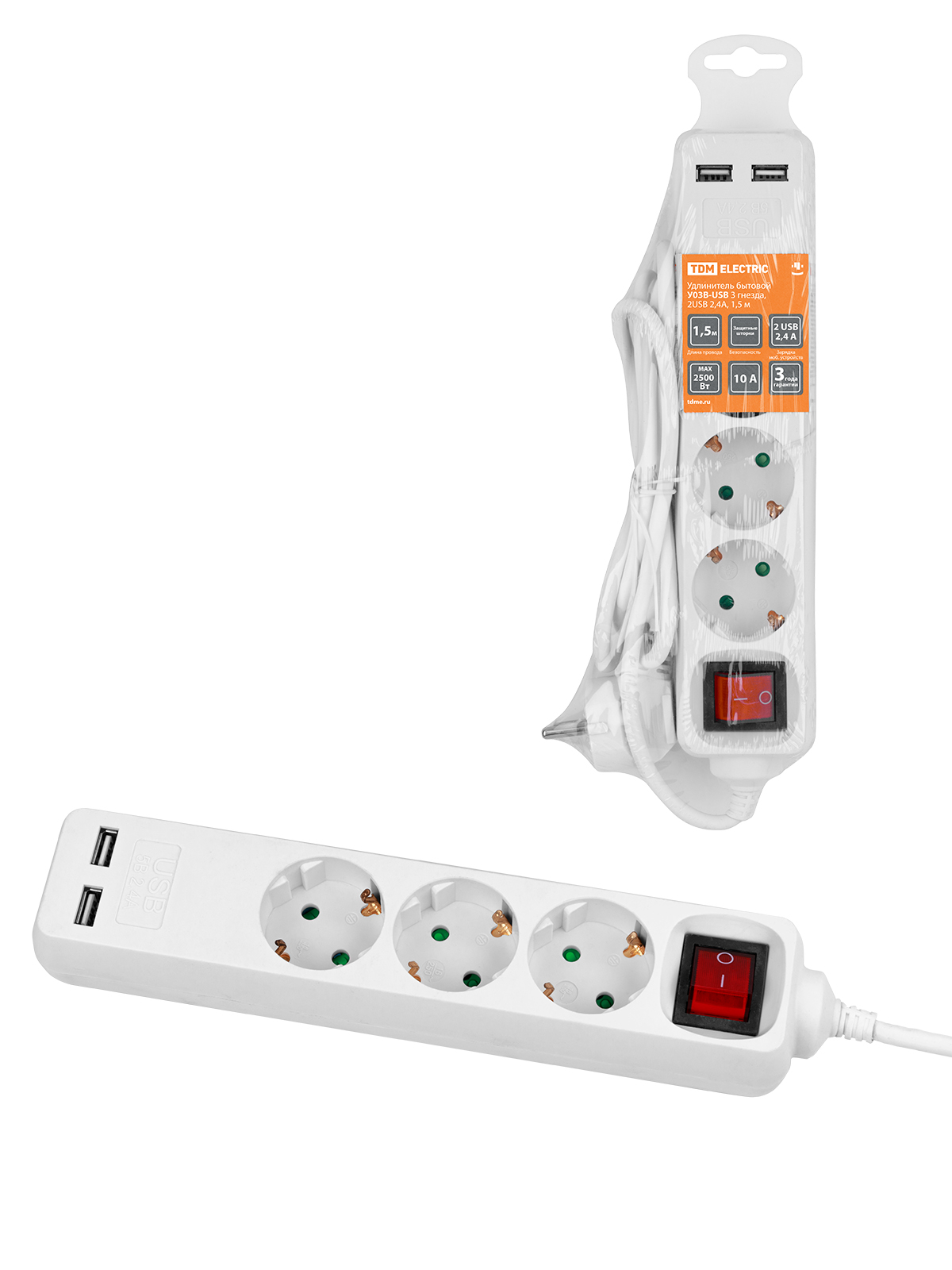 

Удлинитель TDM ELECTRIC SQ1303-0303, УБ-4