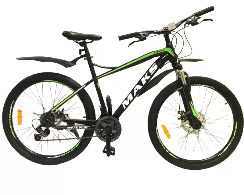 фото Велосипед 29 maks legend md новый дизайн (21-ск.) (рама 21) зеленый