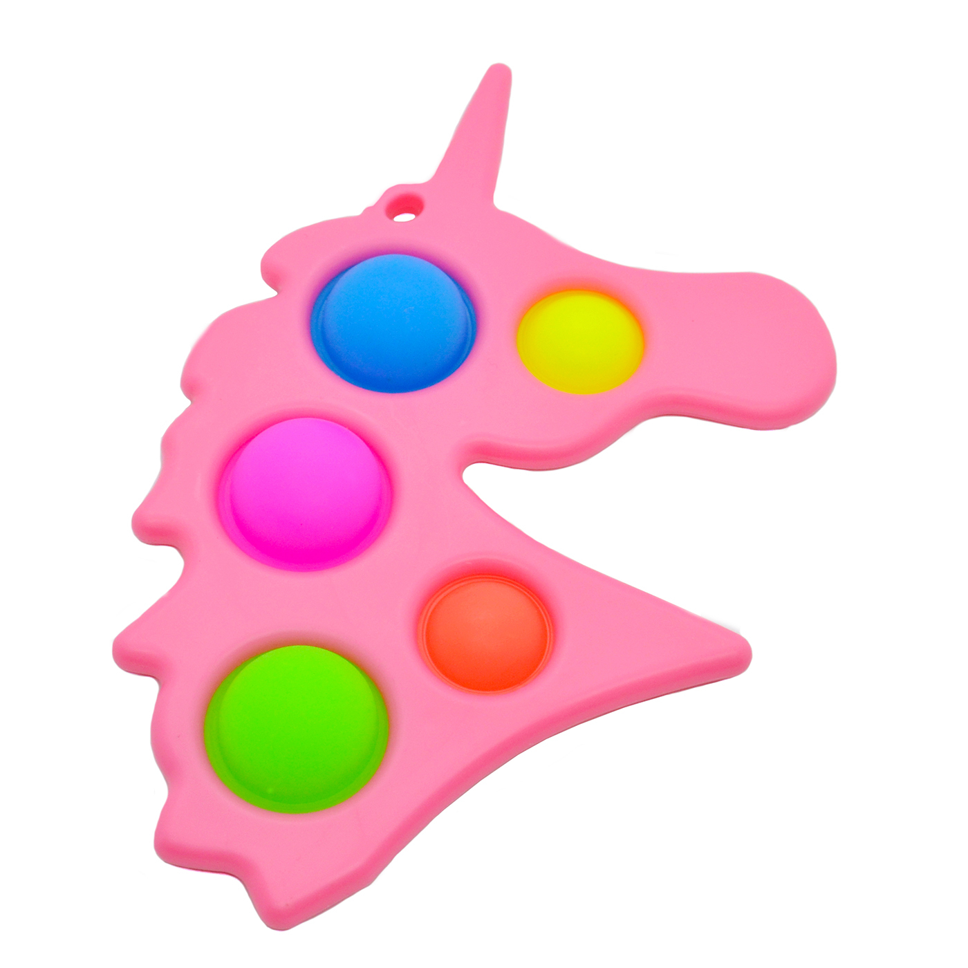 

Игрушка-антистресс Simple Dimple брелок Большой Единорог, 11х19 см Розовый