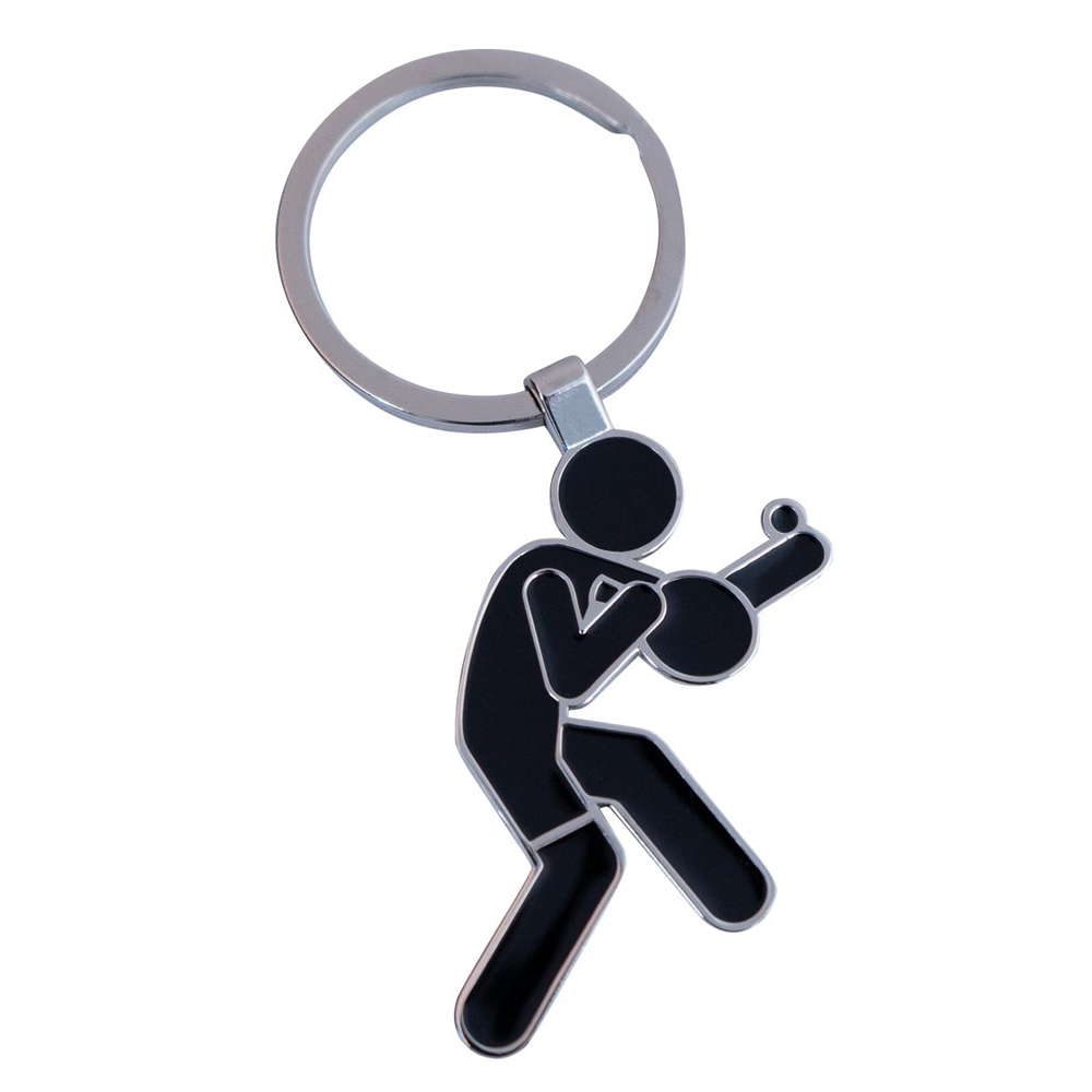 

Брелок унисекс Gewo Keychain Player silver, Серебристый;черный, Keychain Player