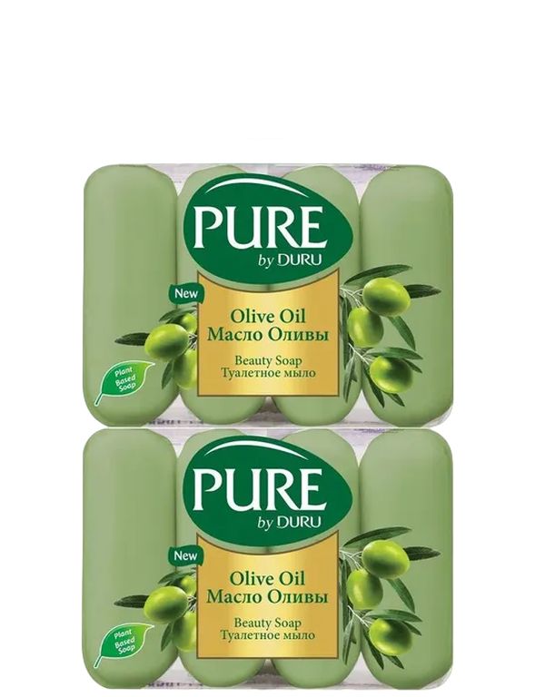 

Мыло Pure by DURU Масло оливы, 4х85 г, 2 упаковки