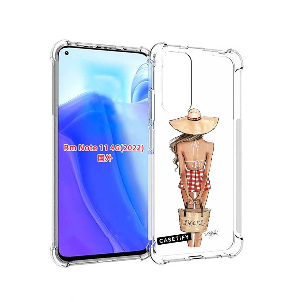

Чехол MyPads CASETiFY женский для Xiaomi Redmi Note 11 4G ( Глобальная версия ), Tocco