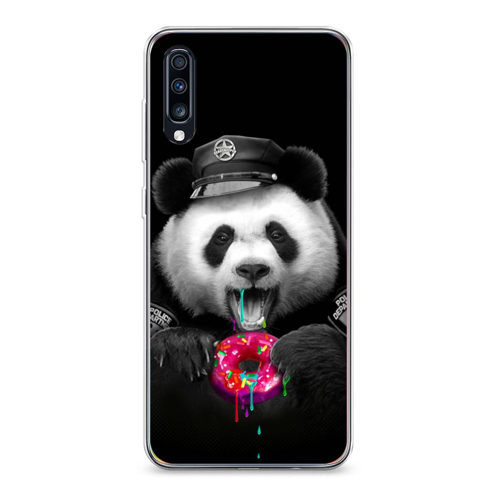 

Чехол Awog на Samsung Galaxy A70 "Панда police", Разноцветный, 28150-2