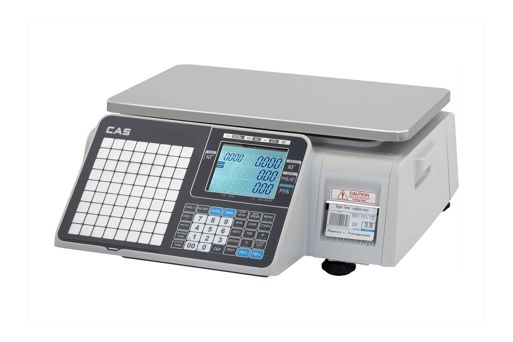 

Весы торговые NoBrand CAS CL3000J-06B White, Белый, CAS CL3000J-06B