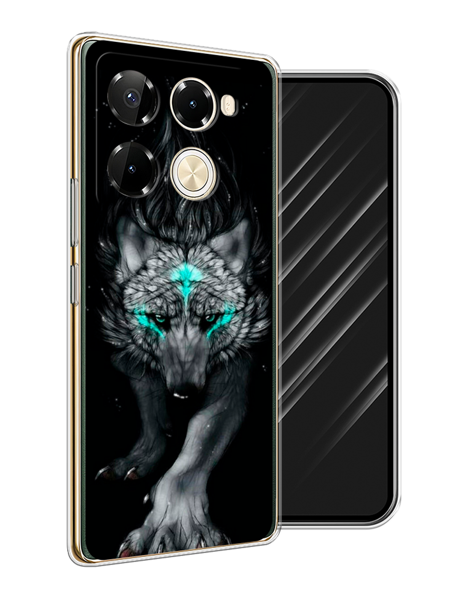 

Чехол Awog на Infinix Note 40 Pro 5G/Note 40 Pro Plus "Волшебный волк", Черный;серый, 3105950-1