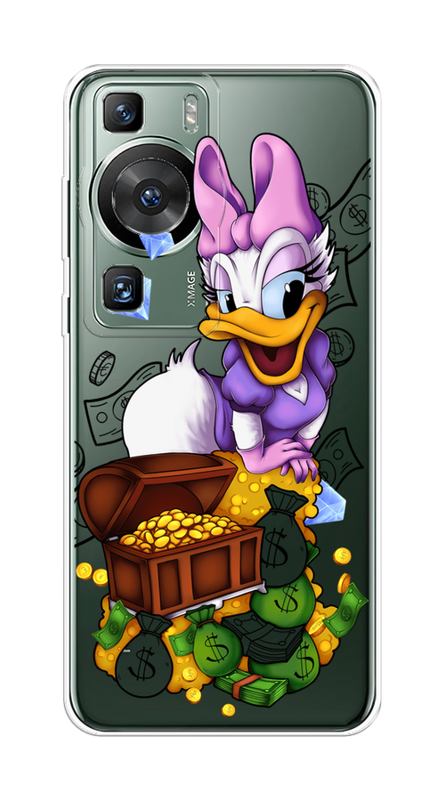 

Чехол на Huawei P60/P60 Pro "Rich Daisy Duck", Коричневый;белый;фиолетовый, 6121050-1