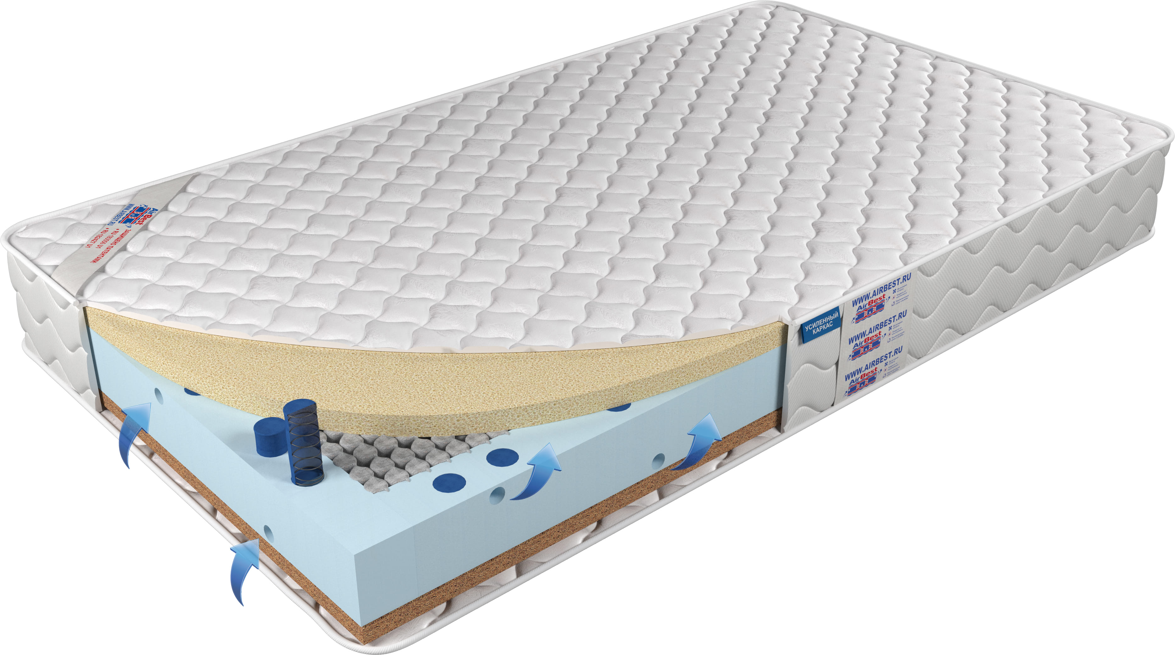 Матрас Airbest Cosy s2000 190x190x20