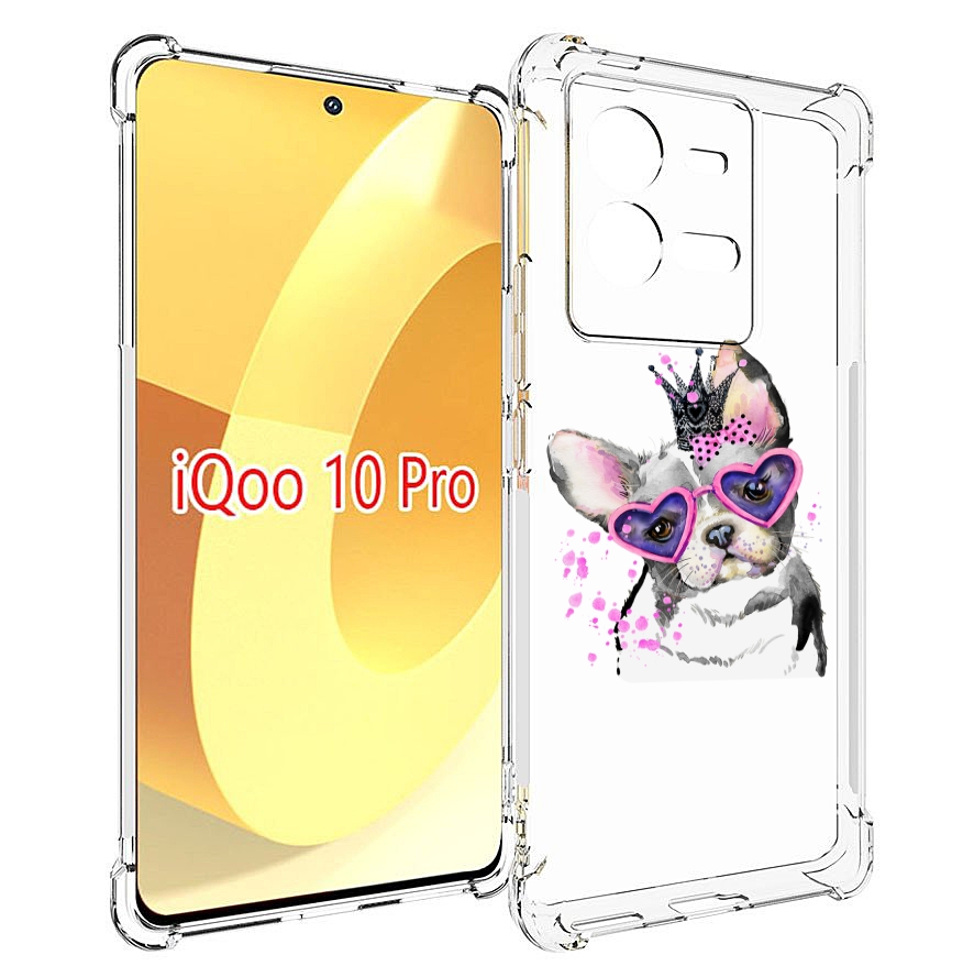 

Чехол MyPads принцесса для Vivo iQOO 10 Pro, Прозрачный, Tocco
