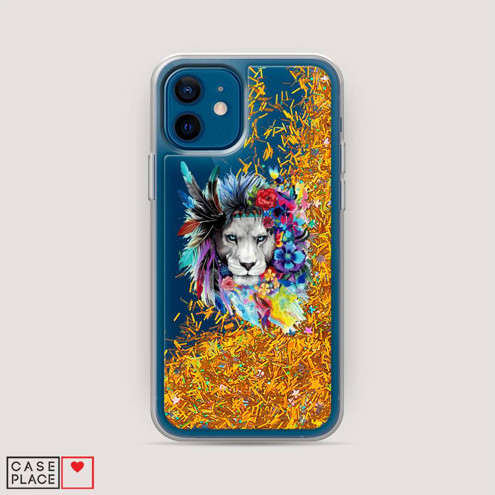 

Чехол Awog на Apple iPhone 12 mini / Айфон 12 mini "Гавайский лев", Разноцветный, 12690-1