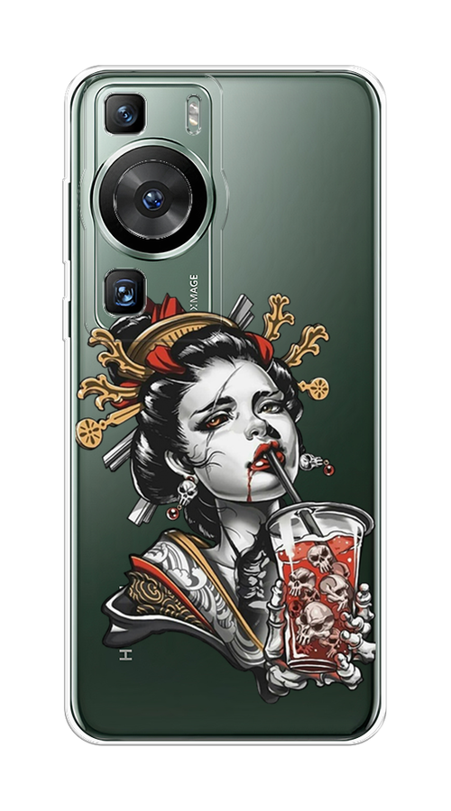 

Чехол на Huawei P60/P60 Pro "Опасная гейша", Красный;черный;серый, 6121050-4