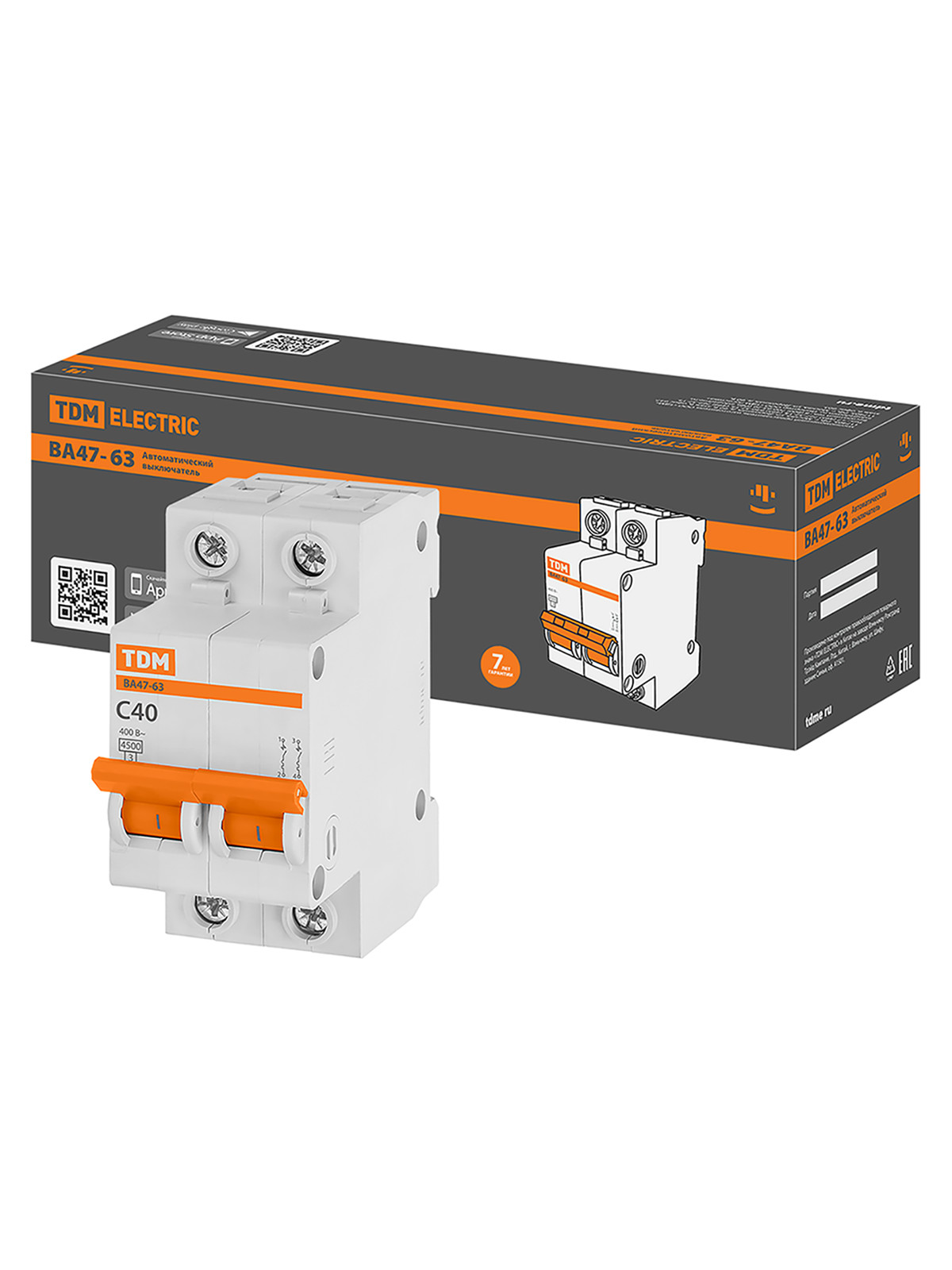 

Автоматический выключатель TDM ELECTRIC SQ0218-0014, ВА47-63