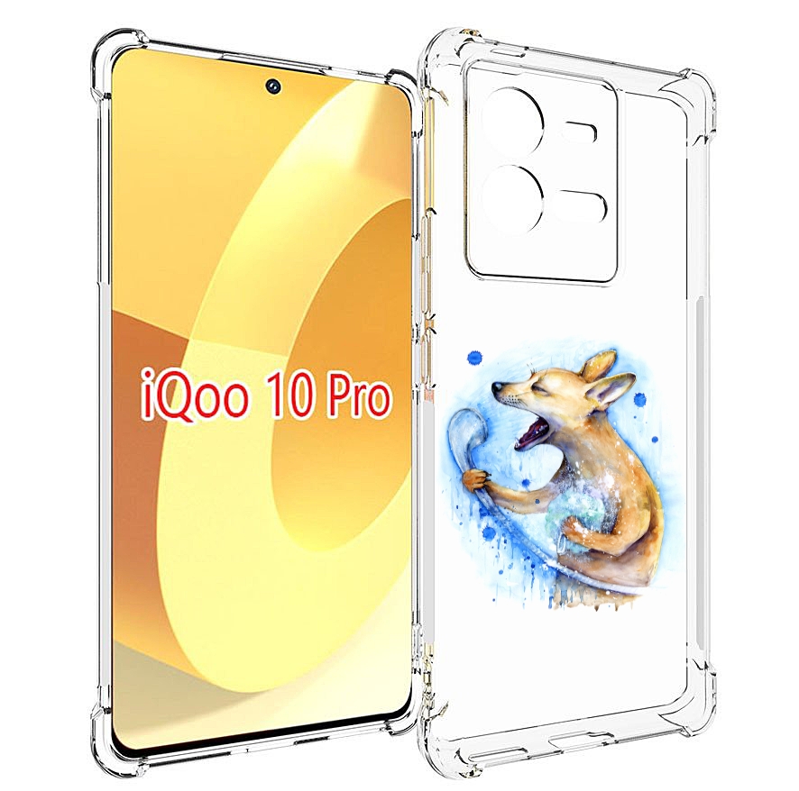 

Чехол MyPads пение в душе для Vivo iQOO 10 Pro, Прозрачный, Tocco