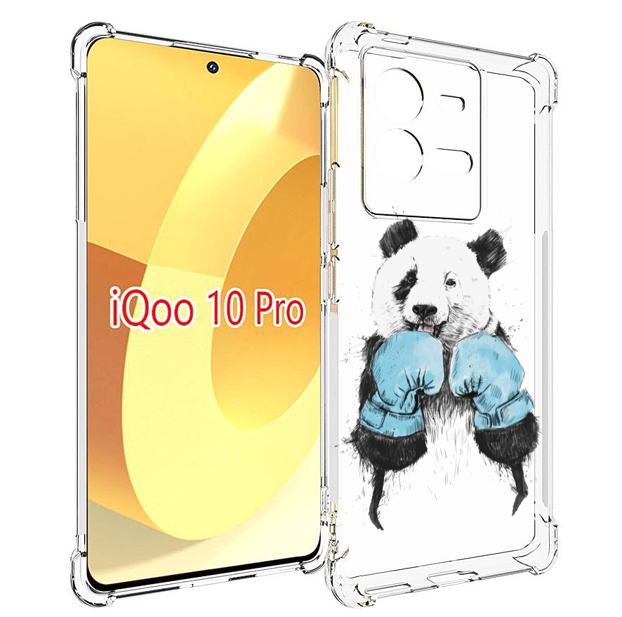 

Чехол MyPads панда боксер для Vivo iQOO 10 Pro, Прозрачный, Tocco