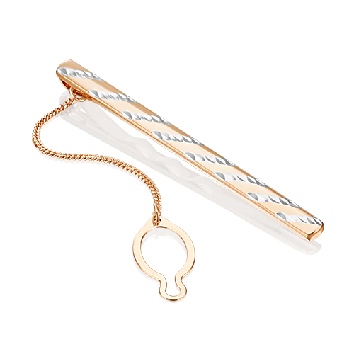 Зажим для галстука из красного золота PLATINA jewelry 09-0045-04-000-1110-04