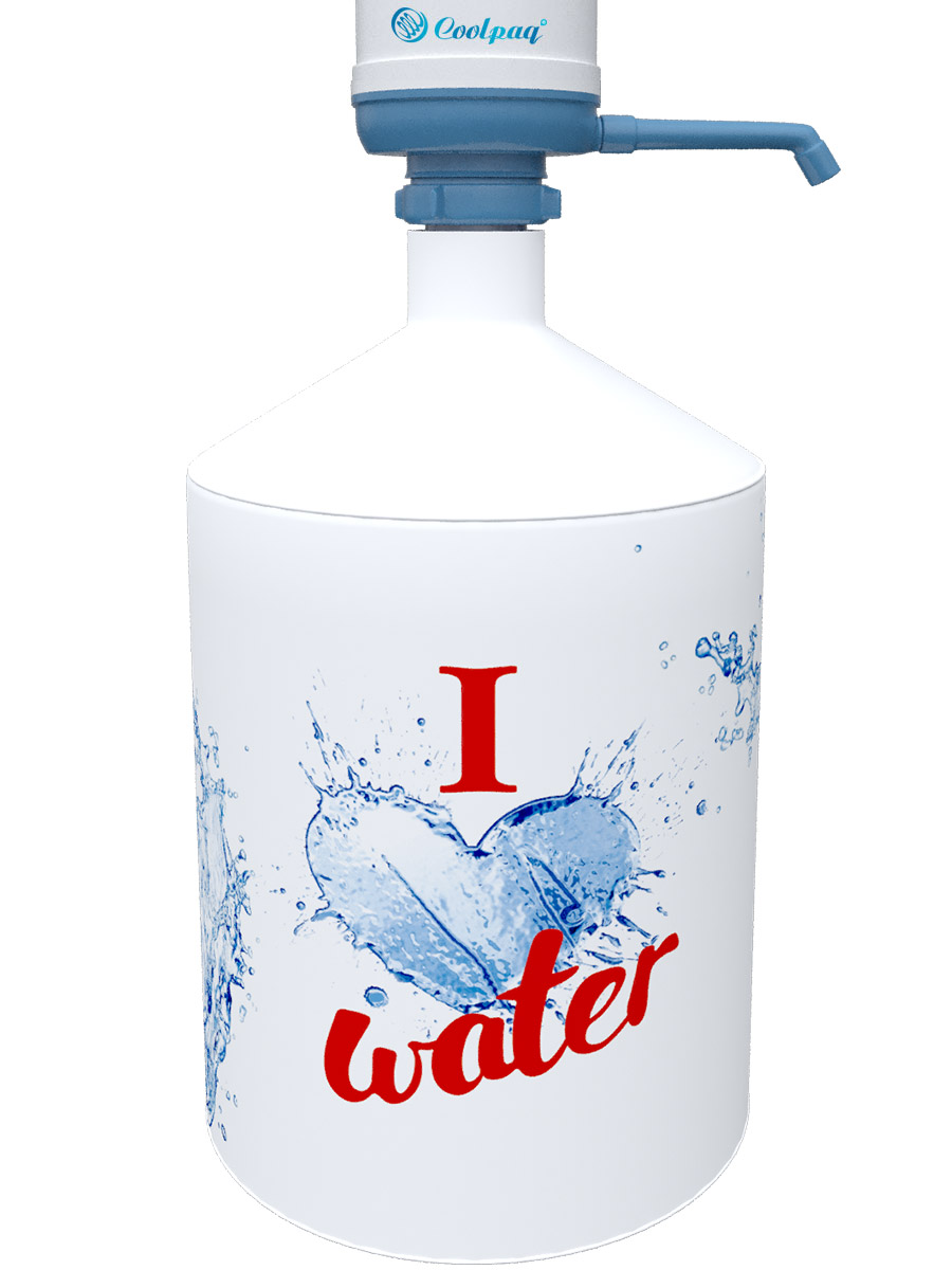 Чехол Coolpaq I LOVE WATER белый