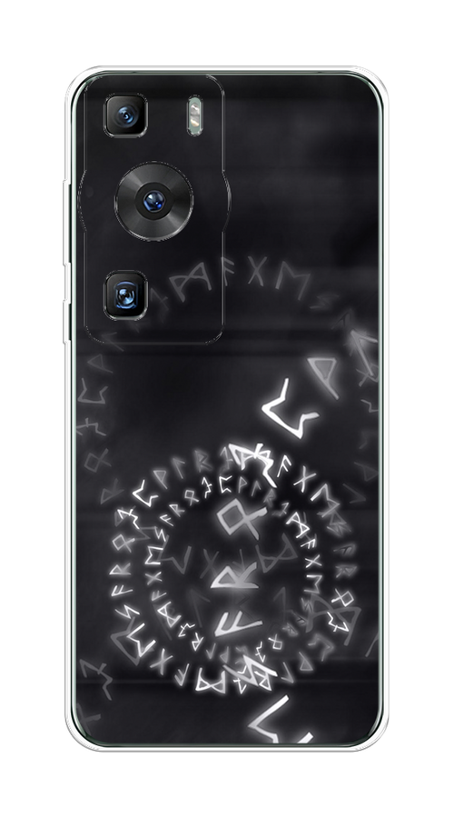 

Чехол на Huawei P60/P60 Pro "Руны", Серый;черный, 6121050-1
