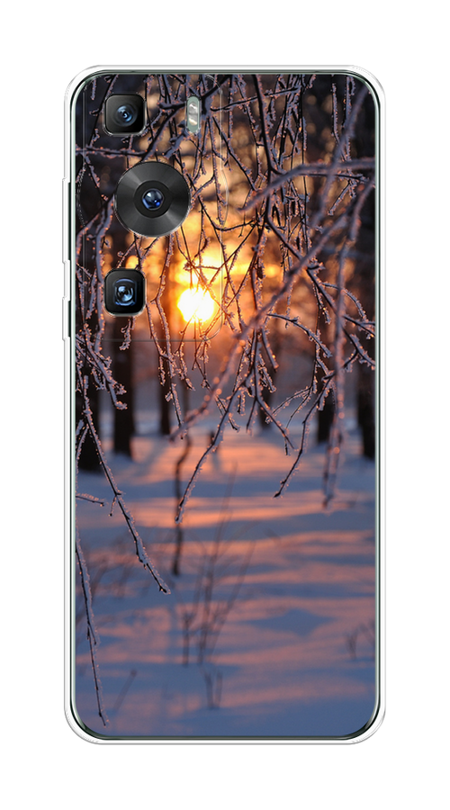 

Чехол на Huawei P60/P60 Pro "Зима 7", Оранжевый;розовый;черный, 6121050-2