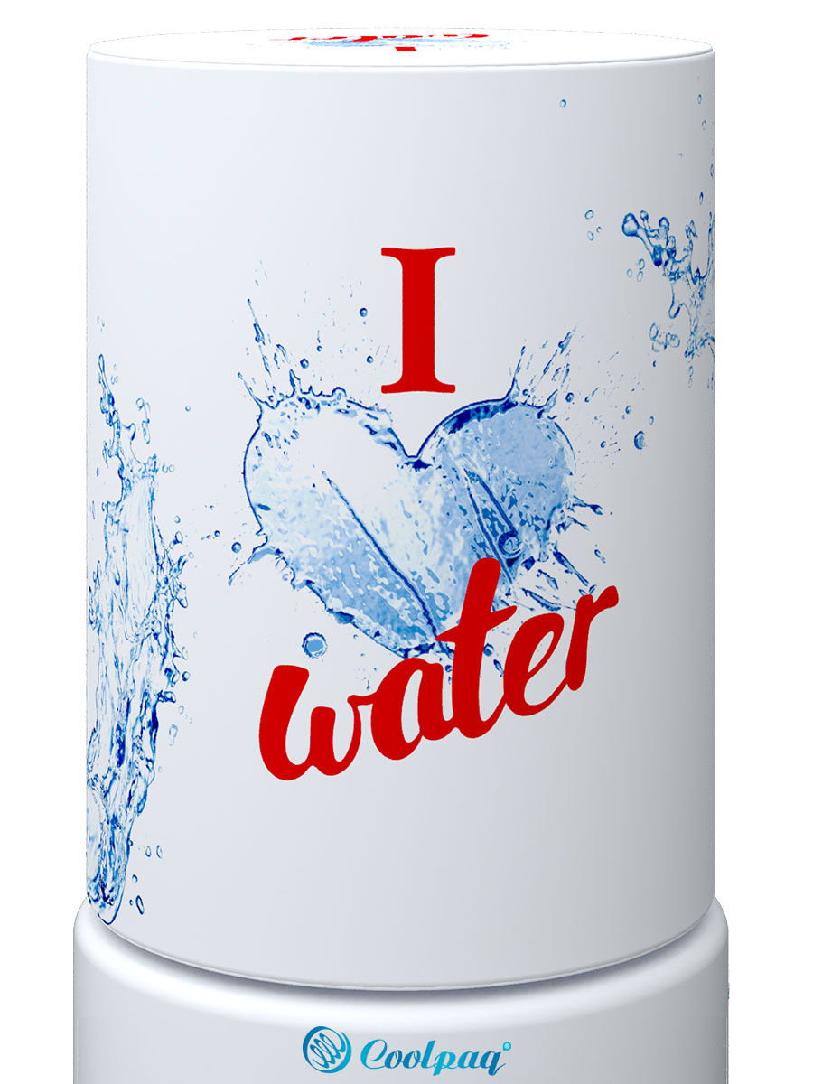 Чехол Coolpaq I LOVE WATER белый