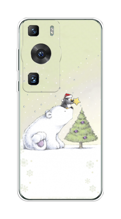 

Чехол на Huawei P60/P60 Pro "Украшение елки", Белый;бежевый, 6121050-5