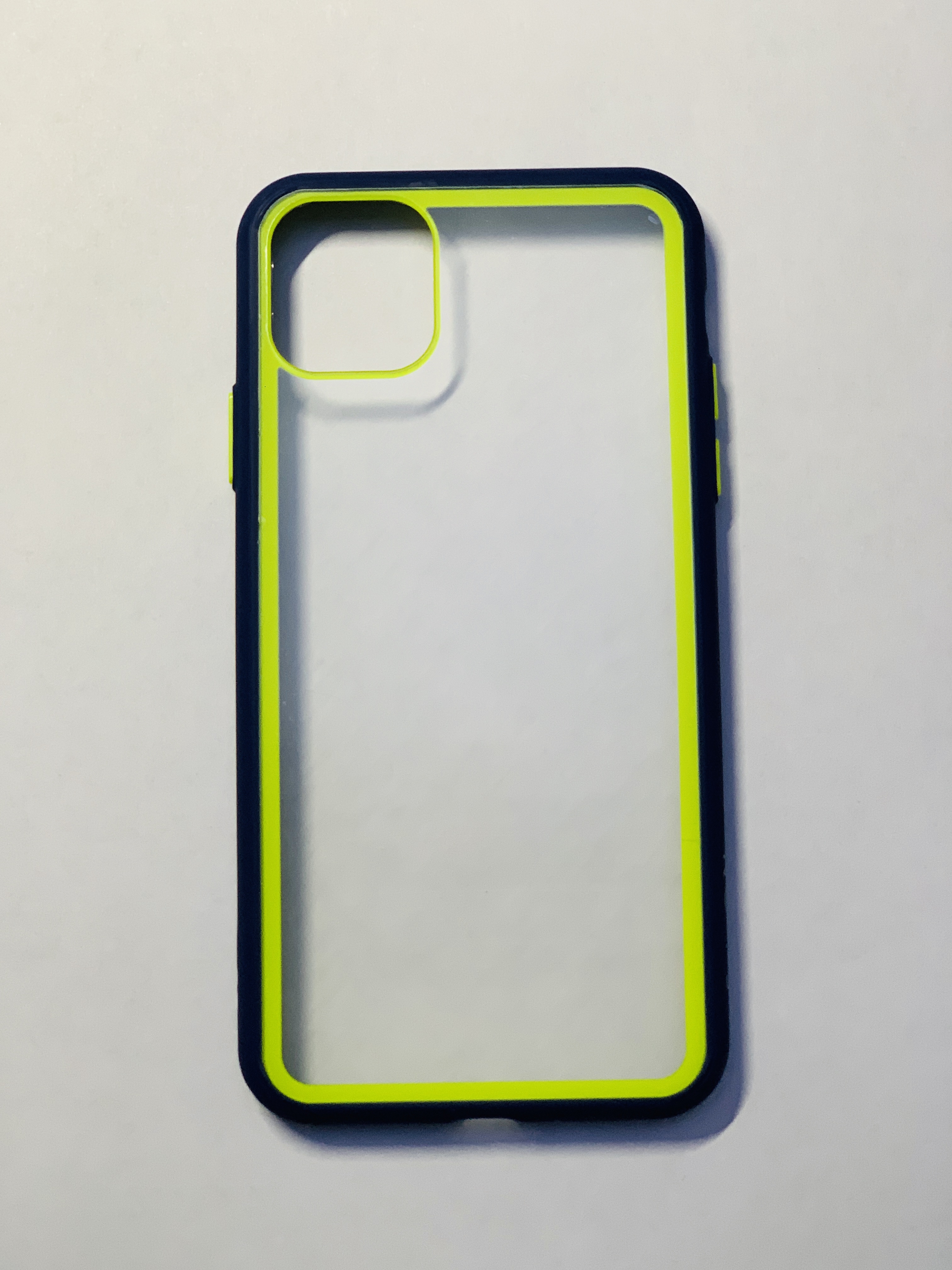 Чехол FaisON Modish Series для Apple iPhone 11 Pro Max пластик/силиконовые края (синий)